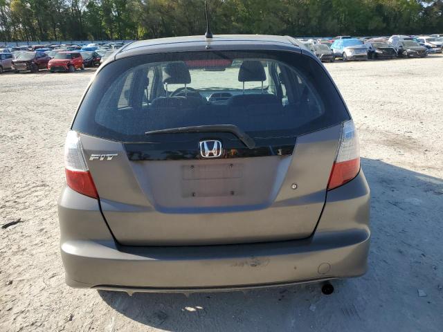 JHMGE8H21AC010068 - 2010 HONDA FIT GRAY photo 6