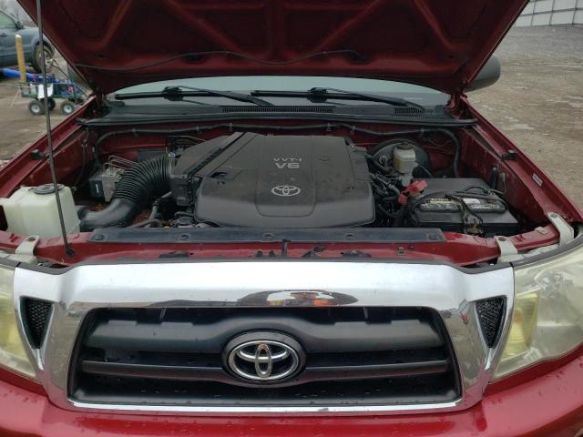 5TEJU62N27Z455074 - 2007 TOYOTA TACOMA DOUBLE CAB PRERUNNER RED photo 11