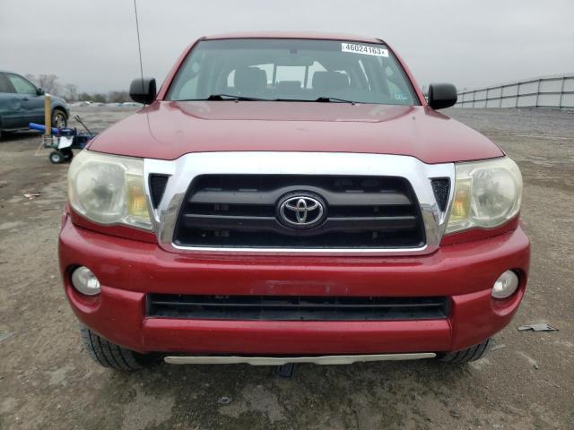 5TEJU62N27Z455074 - 2007 TOYOTA TACOMA DOUBLE CAB PRERUNNER RED photo 5