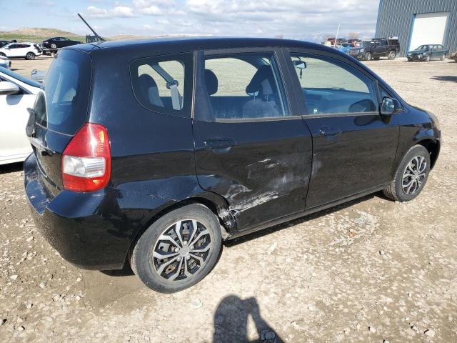 JHMGD38477S014681 - 2007 HONDA FIT BLACK photo 3