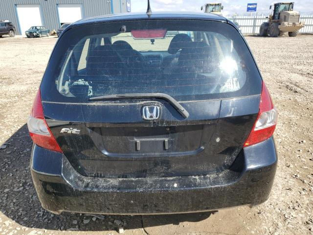 JHMGD38477S014681 - 2007 HONDA FIT BLACK photo 6