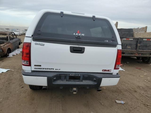 1GTR2WE36BZ304374 - 2011 GMC SIERRA K1500 SLT WHITE photo 6