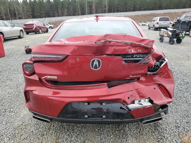 19UUB6F57NA003367 - 2022 ACURA TLX TECH A RED photo 6