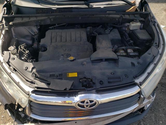 5TDDKRFH0FS087692 - 2015 TOYOTA HIGHLANDER LIMITED SILVER photo 12