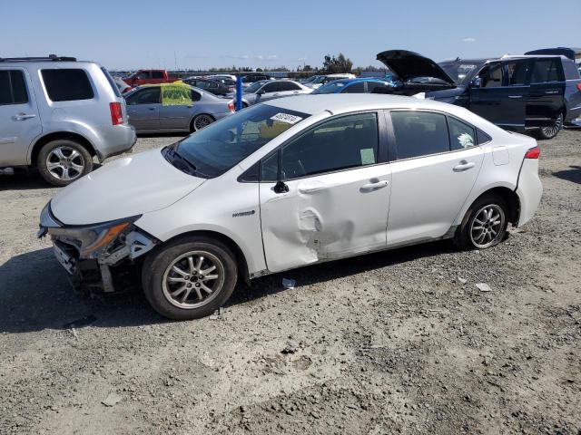 JTDEAMDE8MJ013384 - 2021 TOYOTA COROLLA LE WHITE photo 1