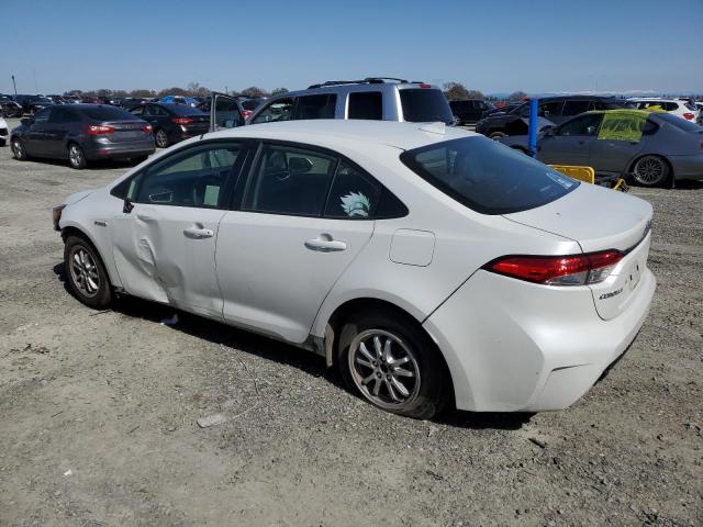 JTDEAMDE8MJ013384 - 2021 TOYOTA COROLLA LE WHITE photo 2