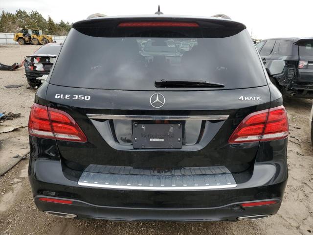 4JGDA5HBXGA746277 - 2016 MERCEDES-BENZ GLE 350 4MATIC BLACK photo 6