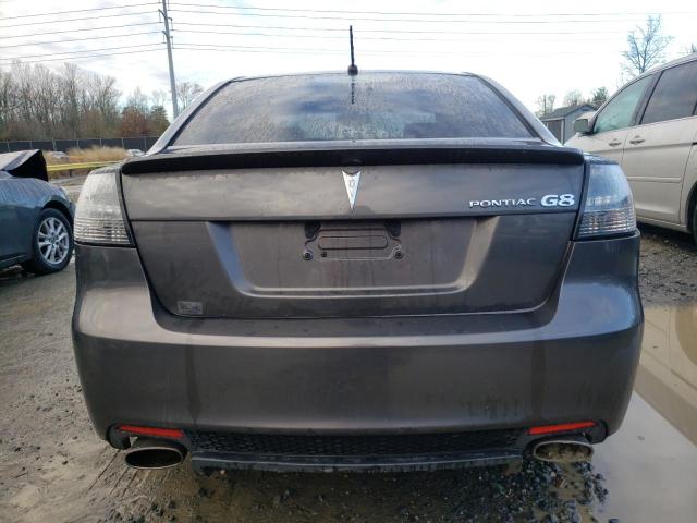 6G2ER57758L136556 - 2008 PONTIAC G8 GRAY photo 6