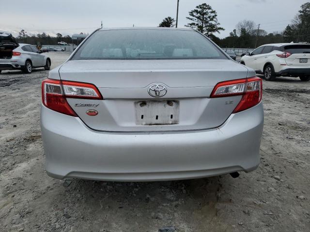 4T1BF1FK0CU027360 - 2012 TOYOTA CAMRY BASE SILVER photo 6