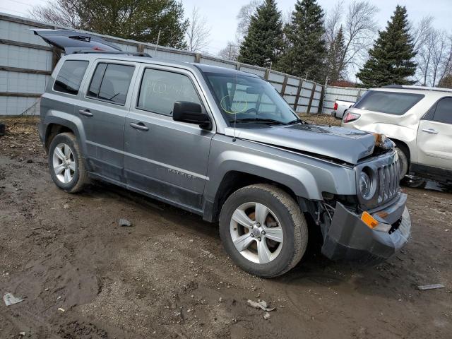 1C4NJPFA3ED586589 - 2014 JEEP PATRIOT LATITUDE GRAY photo 4