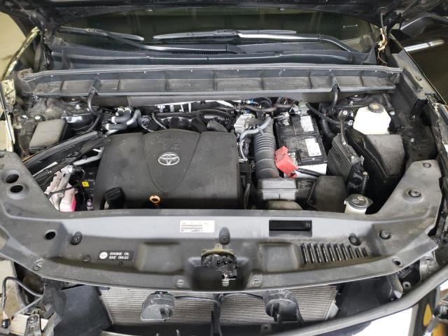 5TDGZRBH5NS196825 - 2022 TOYOTA HIGHLANDER XLE 黑色 照片 12