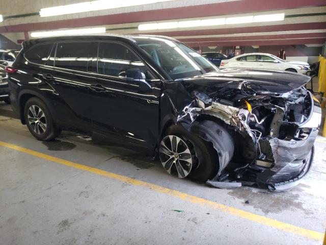 5TDGZRBH5NS196825 - 2022 TOYOTA HIGHLANDER XLE 黑色 照片 4