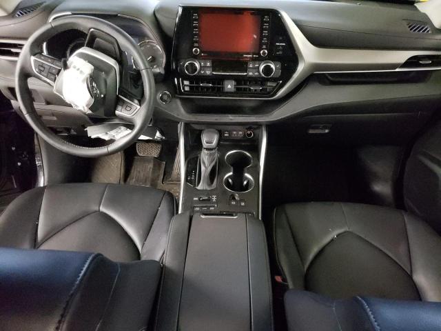 5TDGZRBH5NS196825 - 2022 TOYOTA HIGHLANDER XLE 黑色 照片 8