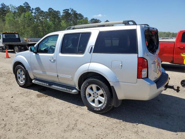 5N1AR1NN2AC621997 - 2010 NISSAN PATHFINDER S SILVER photo 2