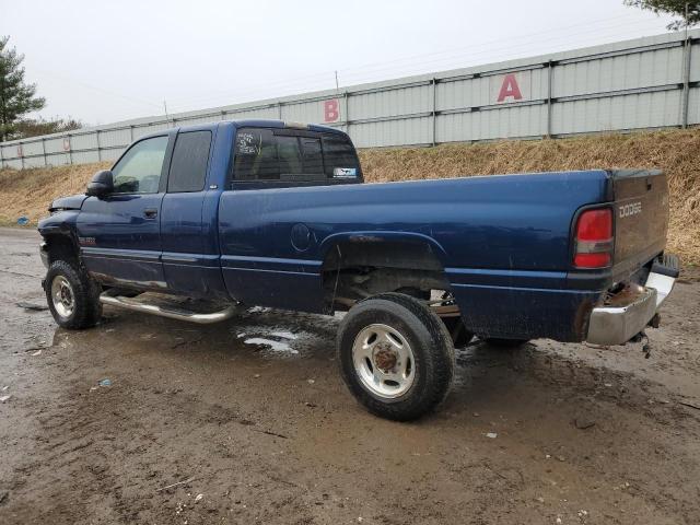 3B7KF23652M203873 - 2002 DODGE RAM 2500 BLUE photo 2