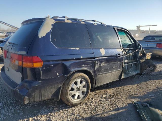 5FNRL18064B060218 - 2004 HONDA ODYSSEY EXL BLUE photo 3