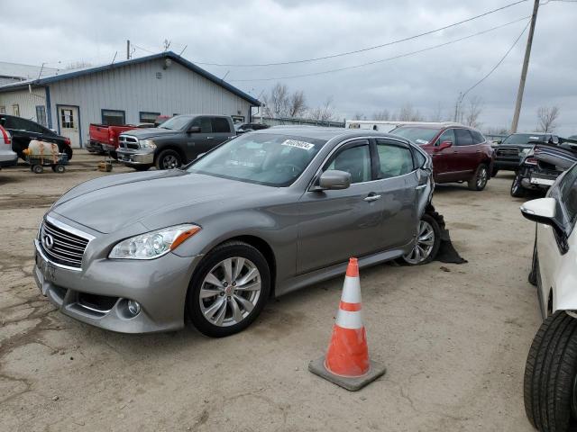 JN1BY1AR4BM370662 - 2011 INFINITI M37 X GRAY photo 1