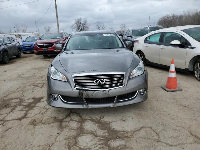 JN1BY1AR4BM370662 - 2011 INFINITI M37 X GRAY photo 5