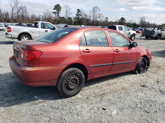 1NXBR32E48Z976078 - 2008 TOYOTA COROLLA CE RED photo 3