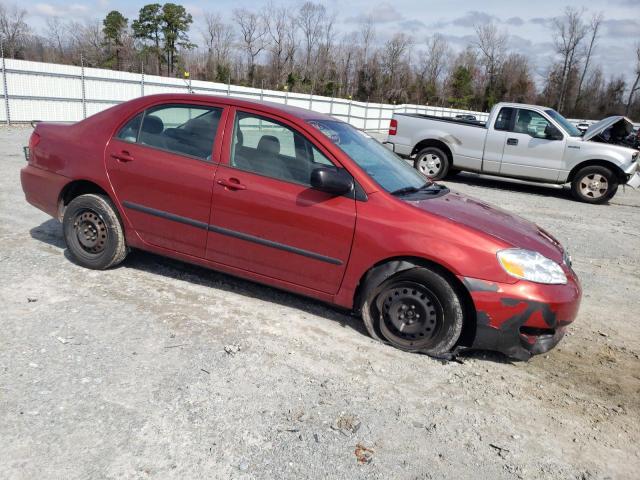 1NXBR32E48Z976078 - 2008 TOYOTA COROLLA CE RED photo 4