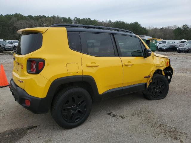 ZACCJBCB4JPG86087 - 2018 JEEP RENEGADE TRAILHAWK YELLOW photo 3