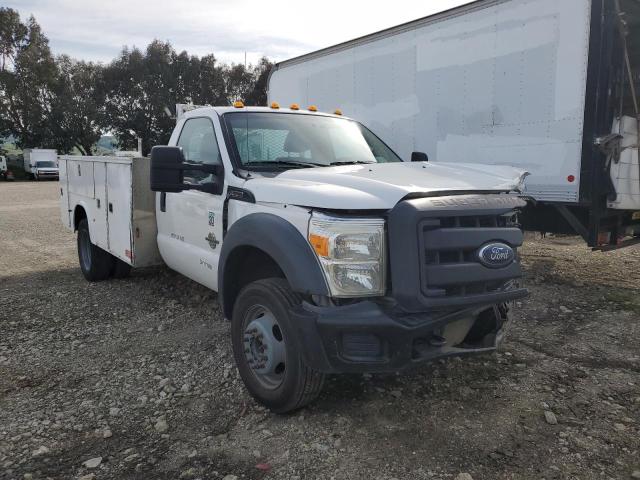 1FDUF5GT9EEB28689 - 2014 FORD F550 SUPER DUTY WHITE photo 4