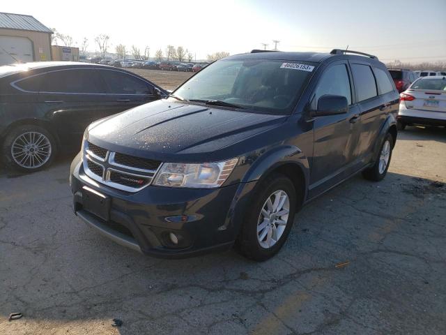 3C4PDCBG7ET137056 - 2014 DODGE JOURNEY SXT BLUE photo 1