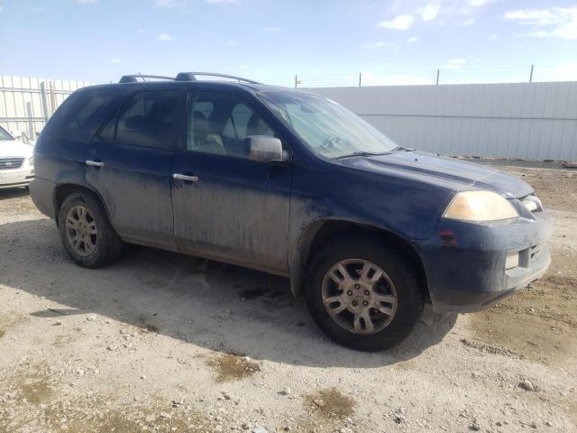 2HNYD18684H000605 - 2004 ACURA MDX TOURING BLUE photo 4