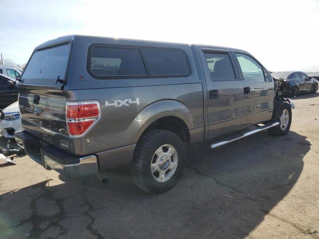 1FTFW1EF3DFB22933 - 2013 FORD F150 SUPERCREW GRAY photo 3