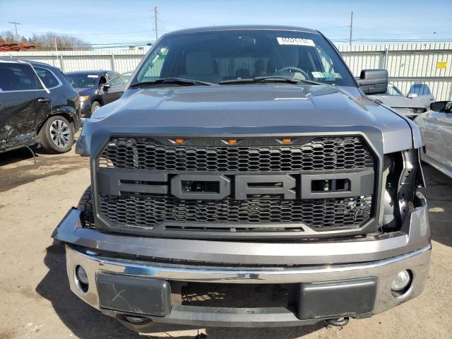 1FTFW1EF3DFB22933 - 2013 FORD F150 SUPERCREW GRAY photo 5
