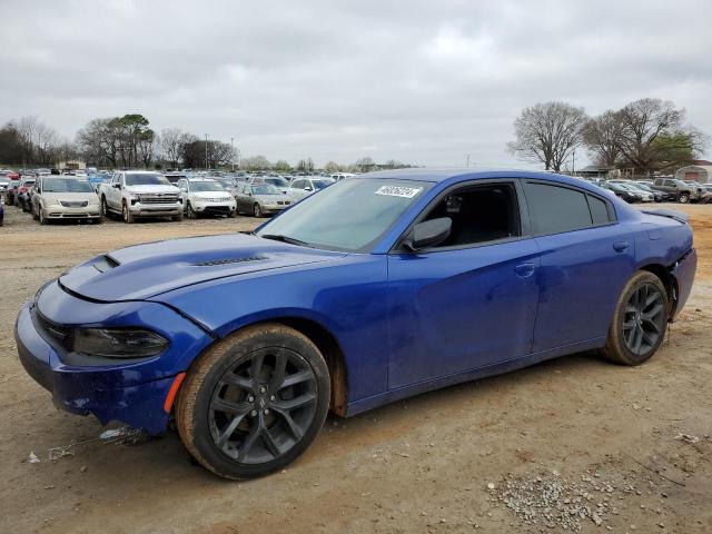 2C3CDXBG0KH507214 - 2019 DODGE CHARGER SXT BLUE photo 1