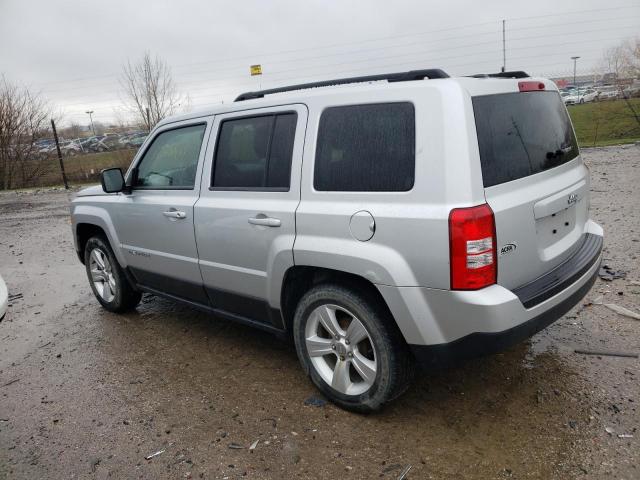 1C4NJPFA3DD260693 - 2013 JEEP PATRIOT LATITUDE SILVER photo 2