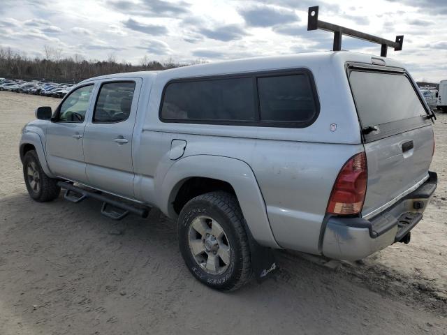 5TEMU52N35Z015921 - 2005 TOYOTA TACOMA DOUBLE CAB LONG BED SILVER photo 2