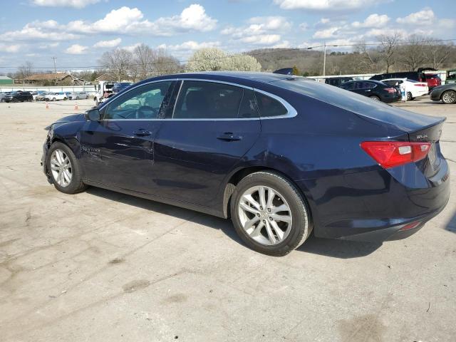 1G1ZE5STXHF221801 - 2017 CHEVROLET MALIBU LT BLUE photo 2