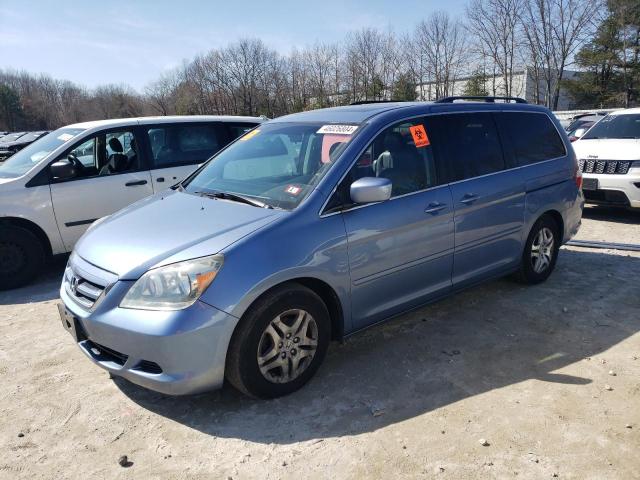 5FNRL38677B027023 - 2007 HONDA ODYSSEY EXL BLUE photo 1