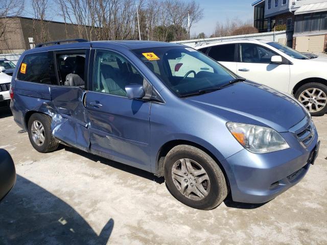 5FNRL38677B027023 - 2007 HONDA ODYSSEY EXL BLUE photo 4