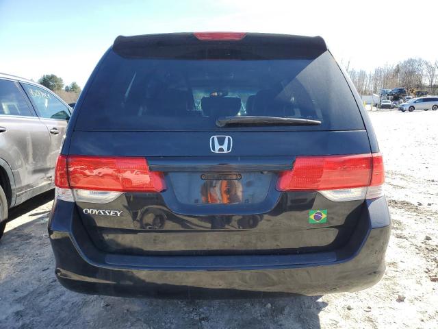 5FNRL3H78AB005449 - 2010 HONDA ODYSSEY EXL BLACK photo 6