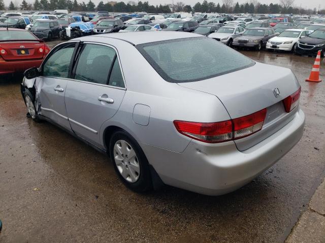 1HGCM56304A129244 - 2004 HONDA ACCORD LX SILVER photo 2