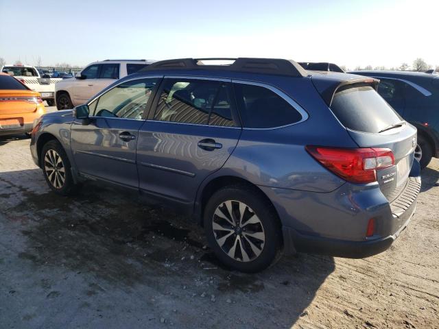 4S4BSBNC9G3328751 - 2016 SUBARU OUTBACK 2.5I LIMITED BLUE photo 2