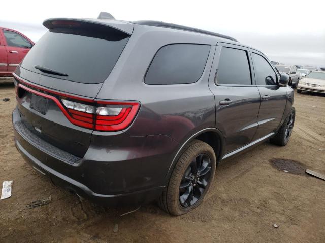 1C4RDJDGXMC663590 - 2021 DODGE DURANGO GT GRAY photo 3