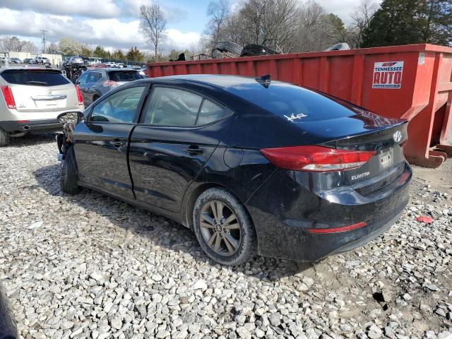 KMHD84LF6HU179985 - 2017 HYUNDAI ELANTRA SE BLACK photo 2