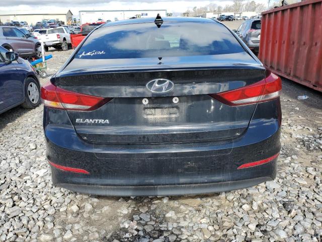 KMHD84LF6HU179985 - 2017 HYUNDAI ELANTRA SE BLACK photo 6