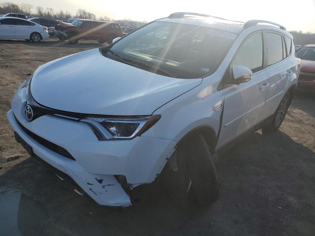 JTMRJREV6GD007700 - 2016 TOYOTA RAV4 HV XLE WHITE photo 1