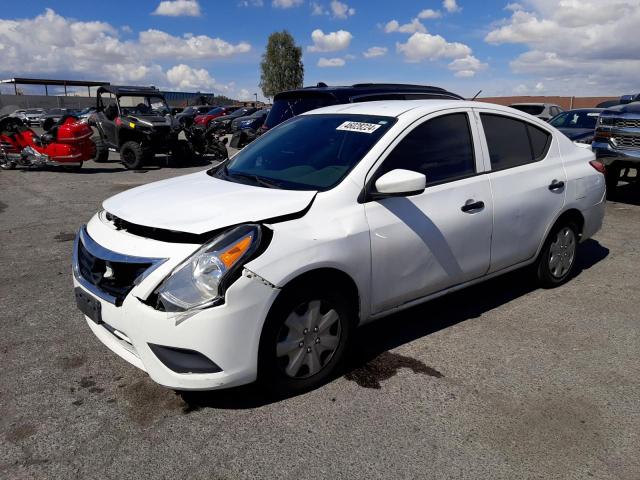 3N1CN7AP6JL815314 - 2018 NISSAN VERSA S WHITE photo 1