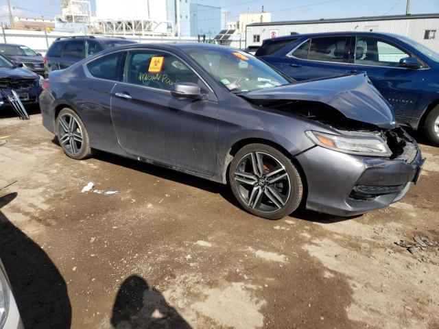 1HGCT2B00HA005445 - 2017 HONDA ACCORD TOURING GRAY photo 4