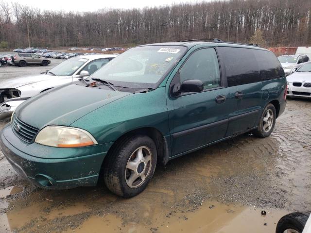 2FMZA51422BA99534 - 2002 FORD WINDSTAR LX GREEN photo 1