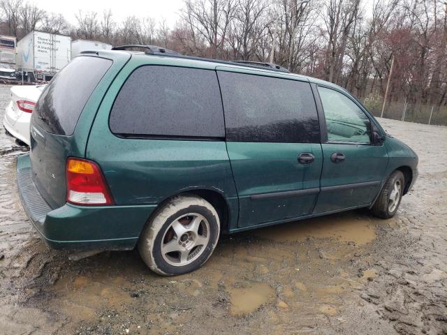 2FMZA51422BA99534 - 2002 FORD WINDSTAR LX GREEN photo 3