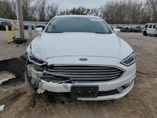 3FA6P0RU1JR151139 - 2018 FORD FUSION TITANIUM/PLATINUM HEV WHITE photo 5