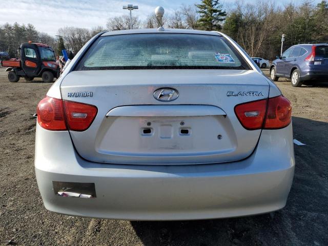 KMHDU46D98U438085 - 2008 HYUNDAI ELANTRA GLS SILVER photo 6