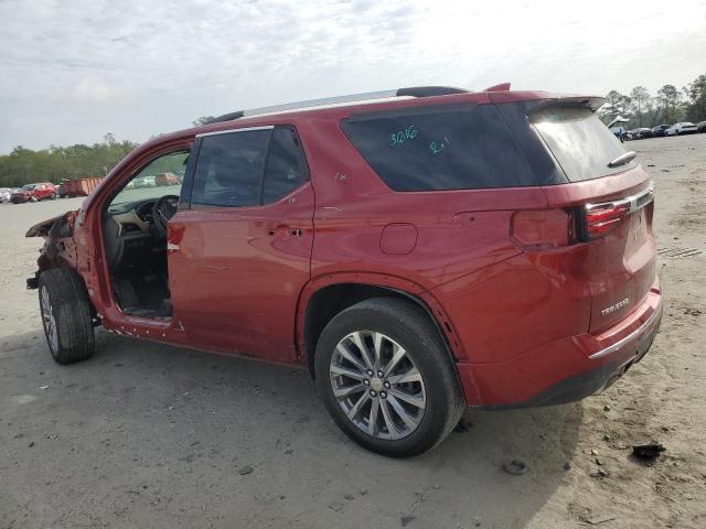 1GNERKKW7NJ131637 - 2022 CHEVROLET TRAVERSE PREMIER BURGUNDY photo 2